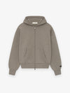 ESSENTIALS Classic Full Zip-Up Hoodie Homestead Heather