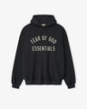 ESSENTIALS 90s Fit Hoodie Vintage Black