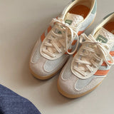 ADIDAS GAZELLE INDOOR 抹茶灰橘 JQ0011