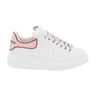 Alexander McQueen White Pink Carnelian Red