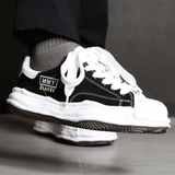 Maison Mihara Yasuhiro Blakey Sole Canvas Low Cut Black A08FW735-BLK