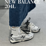 New Balance 204L Silver Metallic Navy U204LSWD