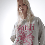 Mardi Mercredi Flowermardi Needlework Oatmeal Pink