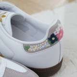 ADIDAS Samba OG Satin 'Floral Cloud White Clear Granite' HQ5155