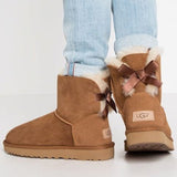 UGG Mini Bailey Bow II Boot Chestnut 1016501