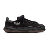 Maison Mihara Yasuhiro Sole Canvas Low-Top Blackxblack A08FW735