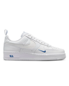 【零碼出清】Nike Air Force 1 Low Cut Out 'Reflective Swoosh White Blue' FB8971-100