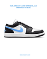 Air Jordan 1 Low Wmns Black University Blue