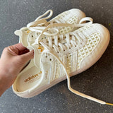 Adidas Samba Mule Crew White 編織穆勒鞋