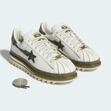 adidas x CLOT x BAPE Superstar 'Green Camo' KJ1473