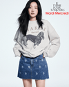 Mardi Mercredi Sweatshirt Ddanji Oatmeal Taupe