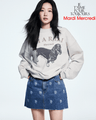 Mardi Mercredi Sweatshirt Ddanji Oatmeal Taupe