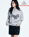 Mardi Mercredi Sweatshirt Ddanji Grey White