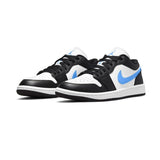 Air Jordan 1 Low Wmns Black University Blue - HADNUS