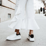 Alexander McQueen White Black - HADNUS