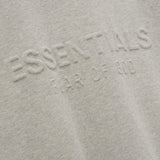 ESSENTIALS Embossed Classic Fleece Zip-Up Hoodie Warm Heather