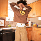 Drew House Deconstructed Hoodie Brown - HADNUS