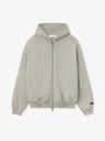 ESSENTIALS Embossed Classic Fleece Zip-Up Hoodie Warm Heather