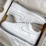 Nike Air Force 1 Gs 白灰 - HADNUS