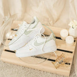 Nike Air Force 1 Low White Grey Gold - HADNUS