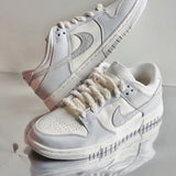 Nike Dunk Low Sail Aura 浮雕灰白 - HADNUS