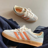 ADIDAS GAZELLE INDOOR 抹茶灰橘 JQ0011